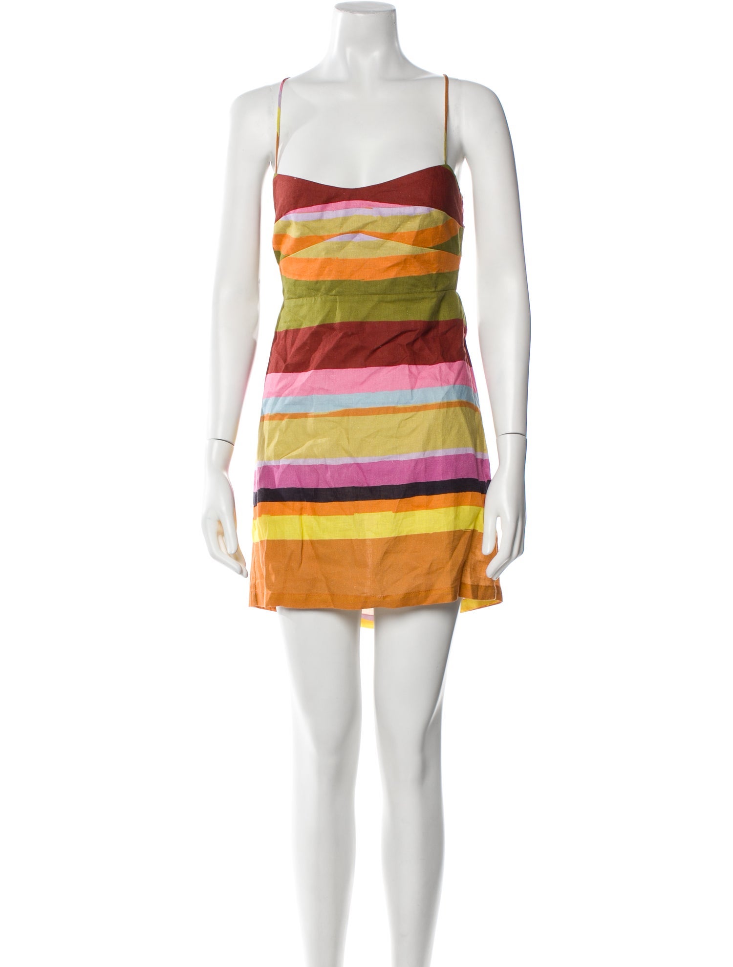 Cala de la Cruz Linen Mini Dress