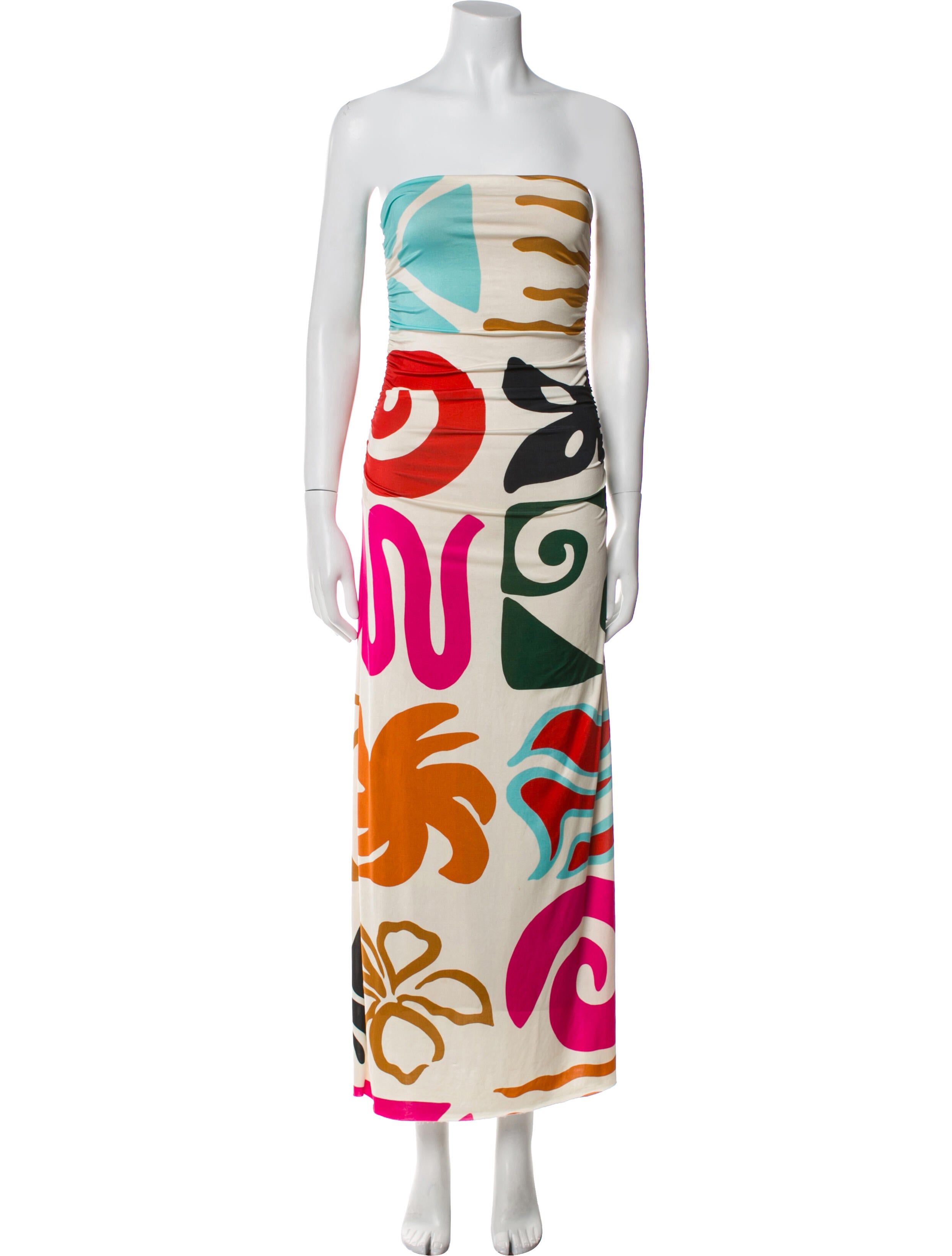 Cala de la Cruz Printed Long Dress