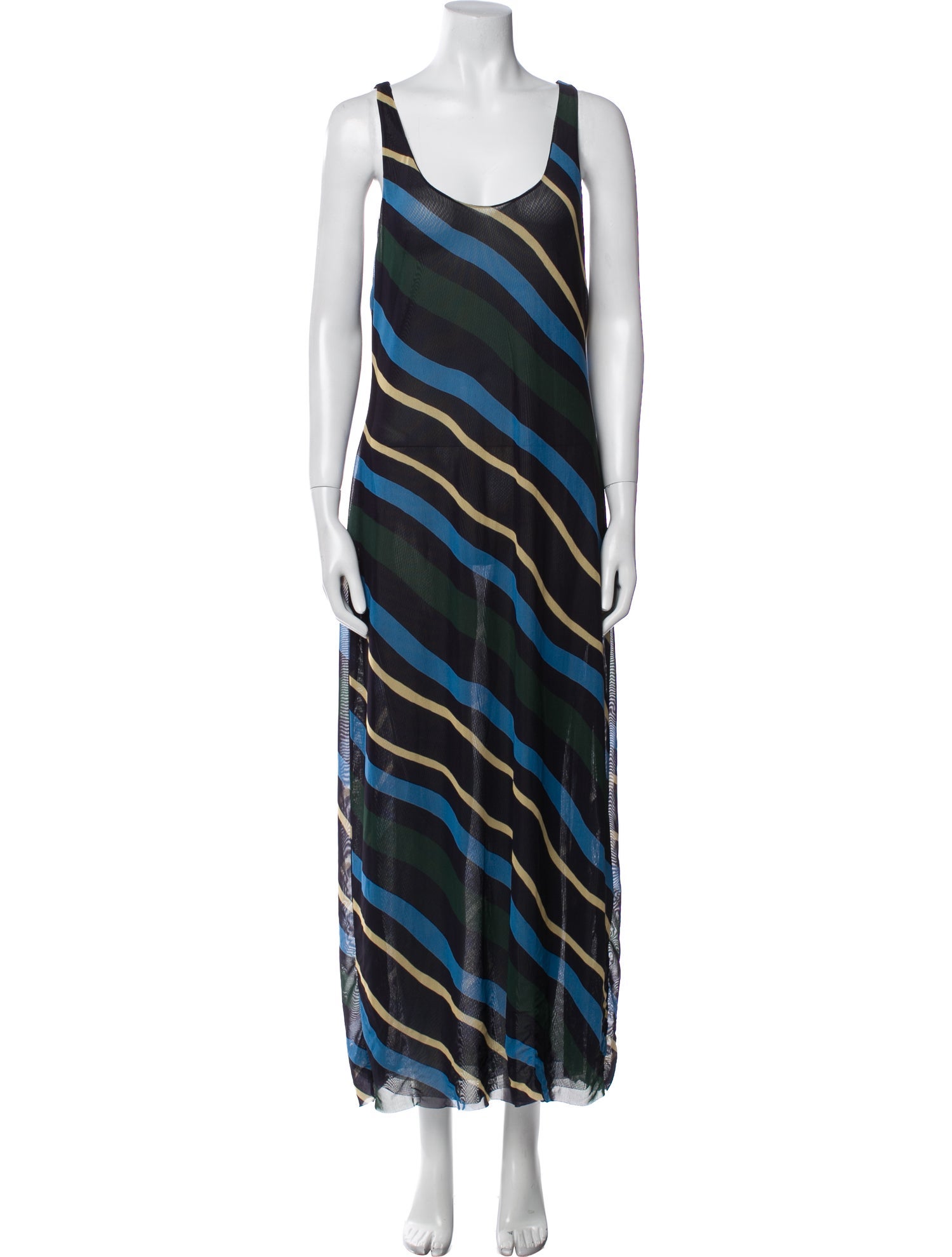 Cala de la Cruz Striped Long Dress
