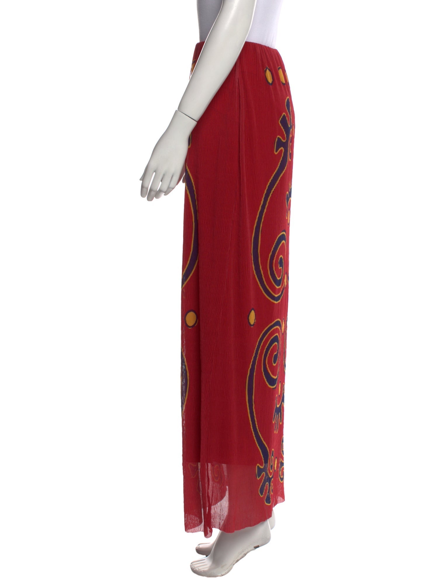 Cala de la Cruz Paisley Print Long Skirt