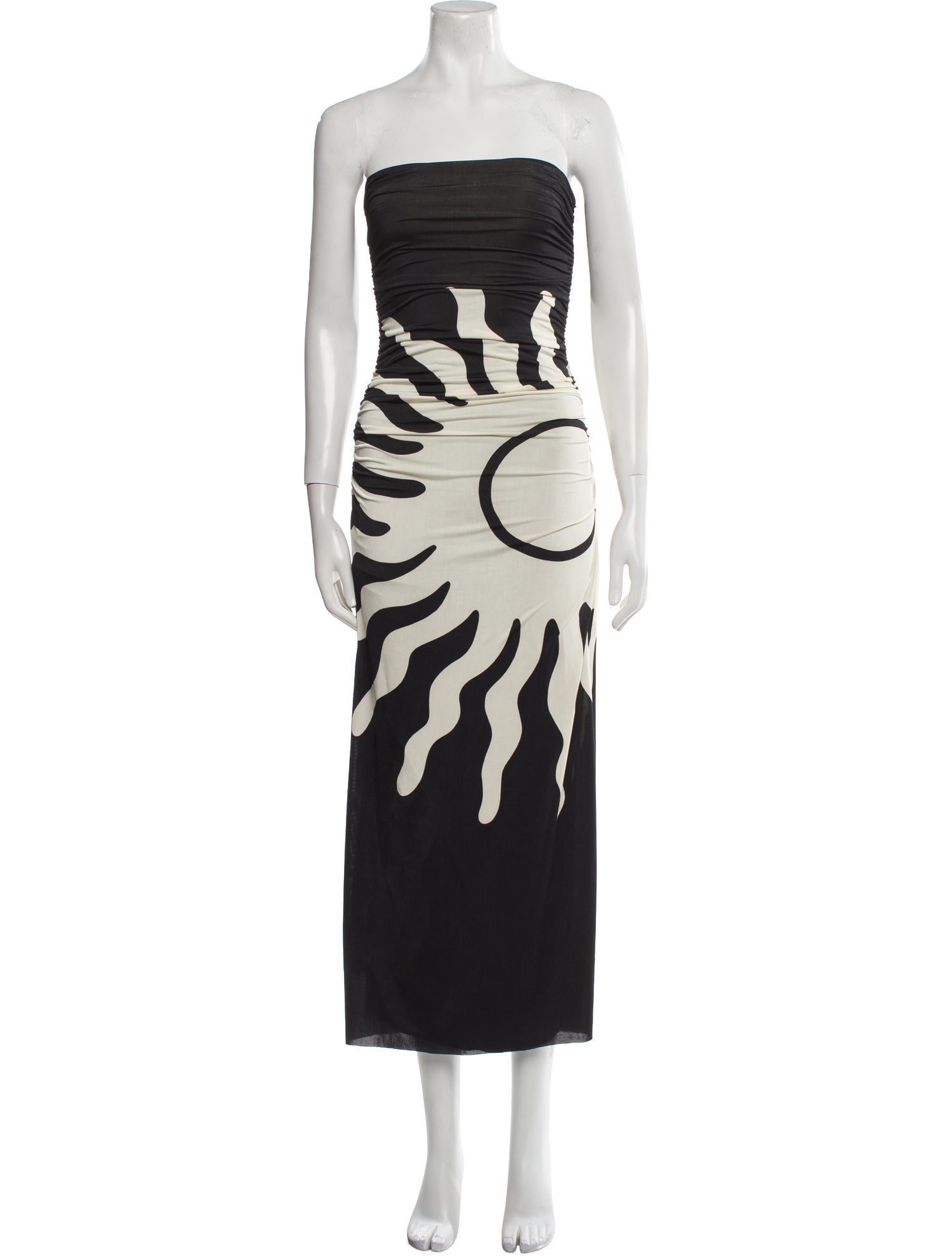 Cala de la Cruz Printed Midi Length Dress