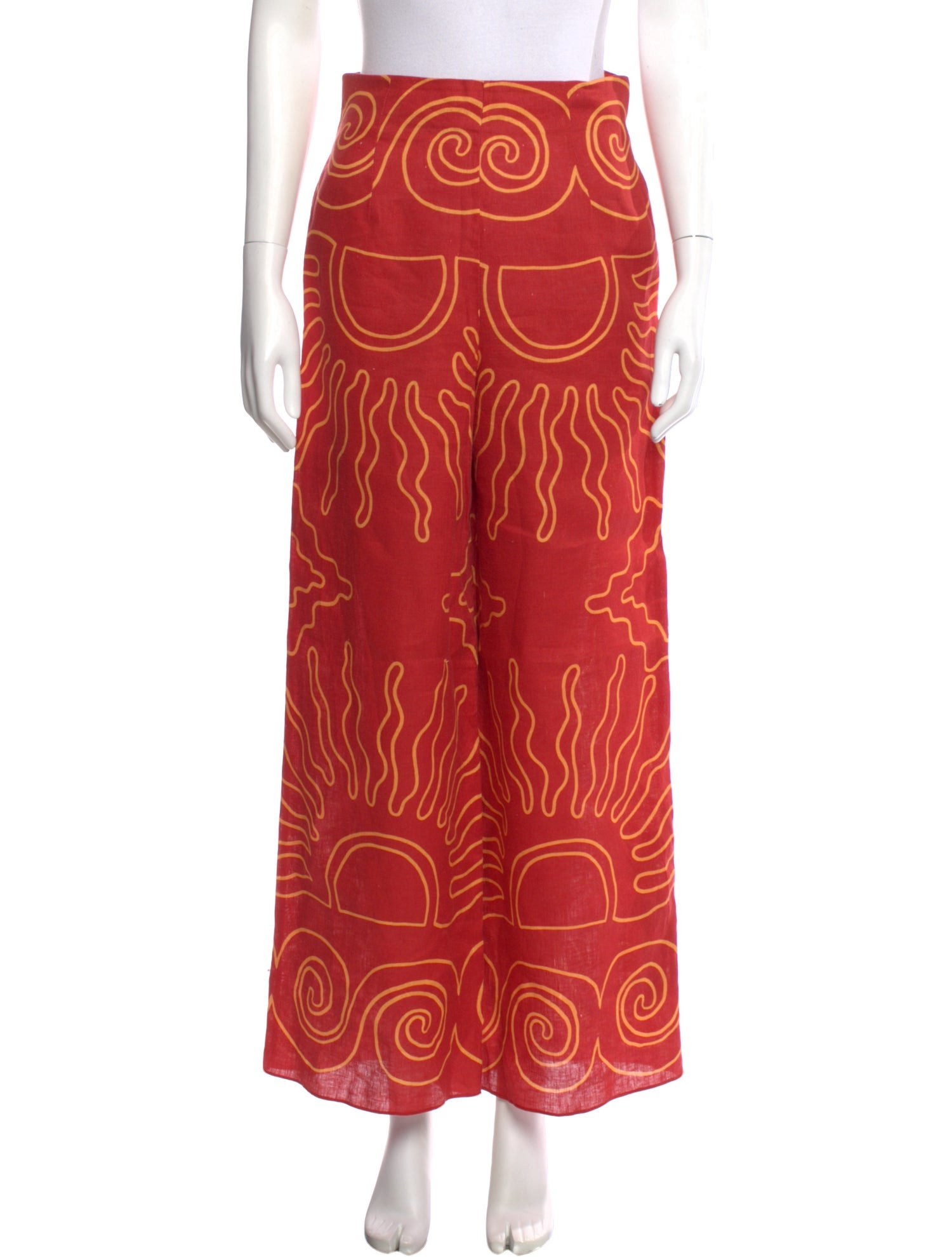 Cala de la Cruz Linen Wide Leg Pants