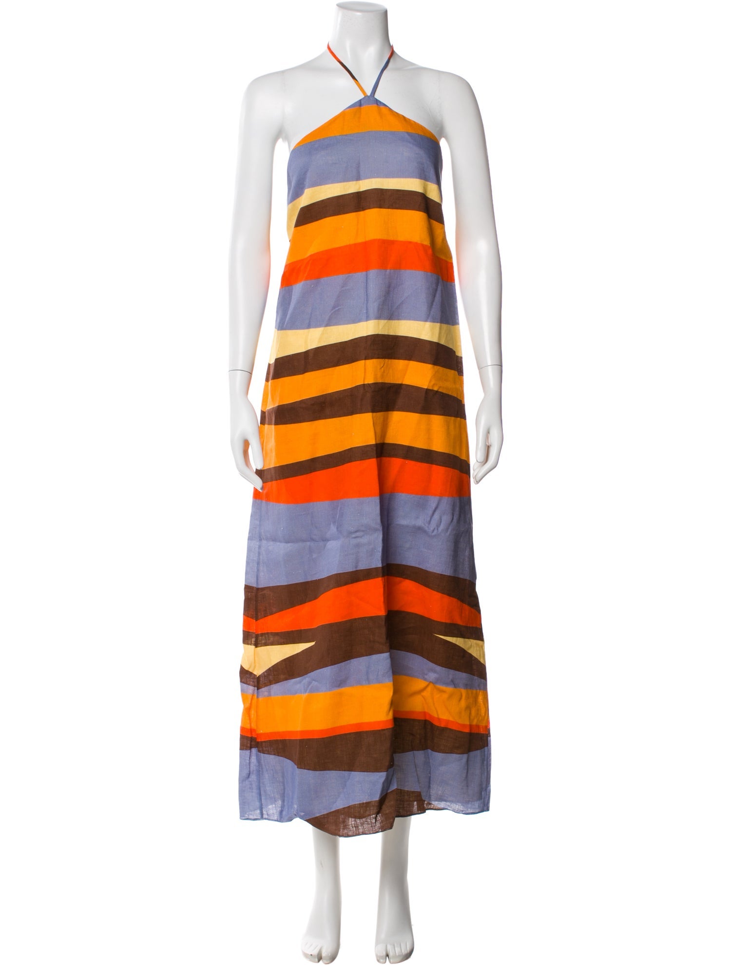 blue and orange striped maxi dress Dixie Maxi Dress ~ Coastal Blue Stripe – Show Me Your Mumu