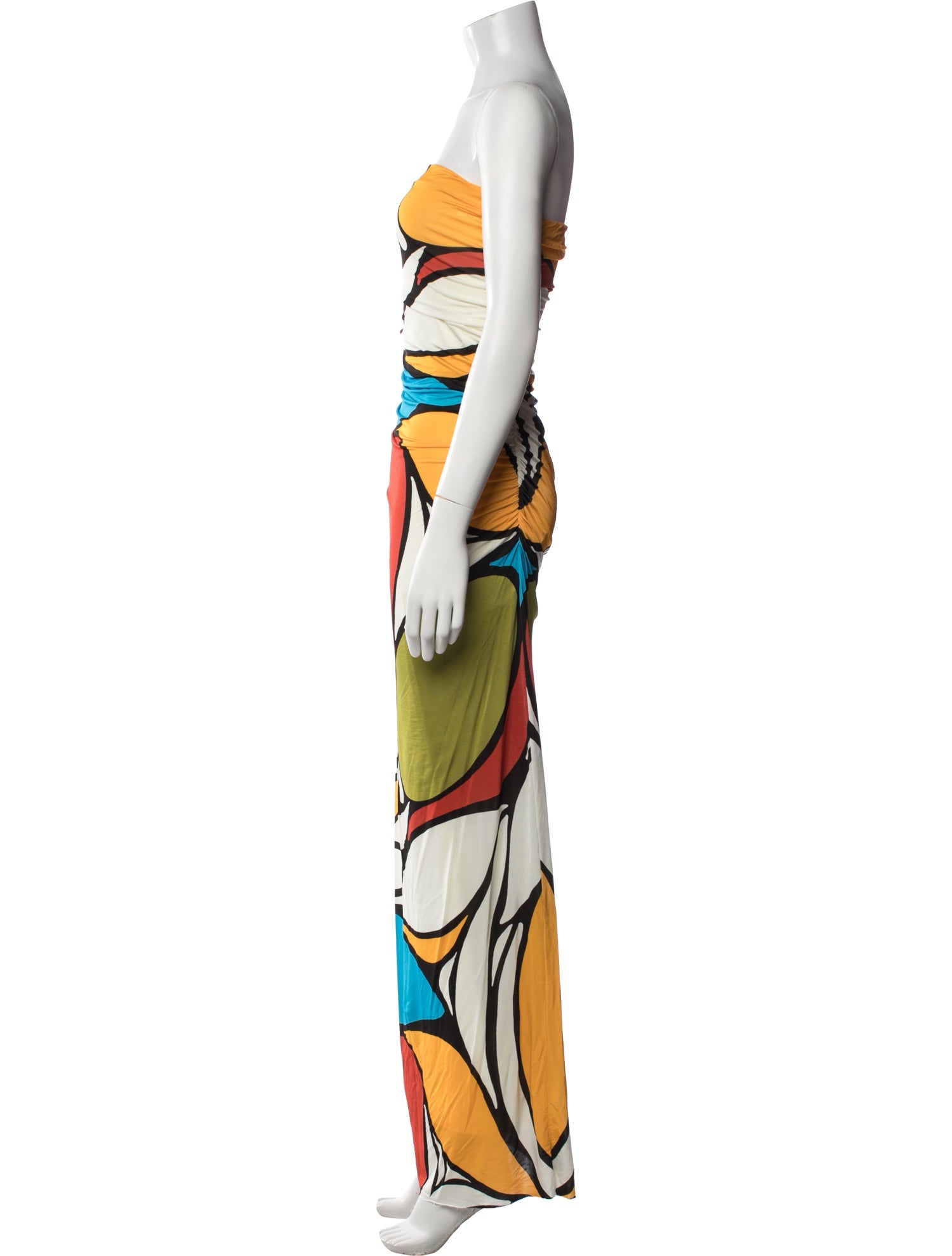 Cala de la Cruz Printed Long Dress