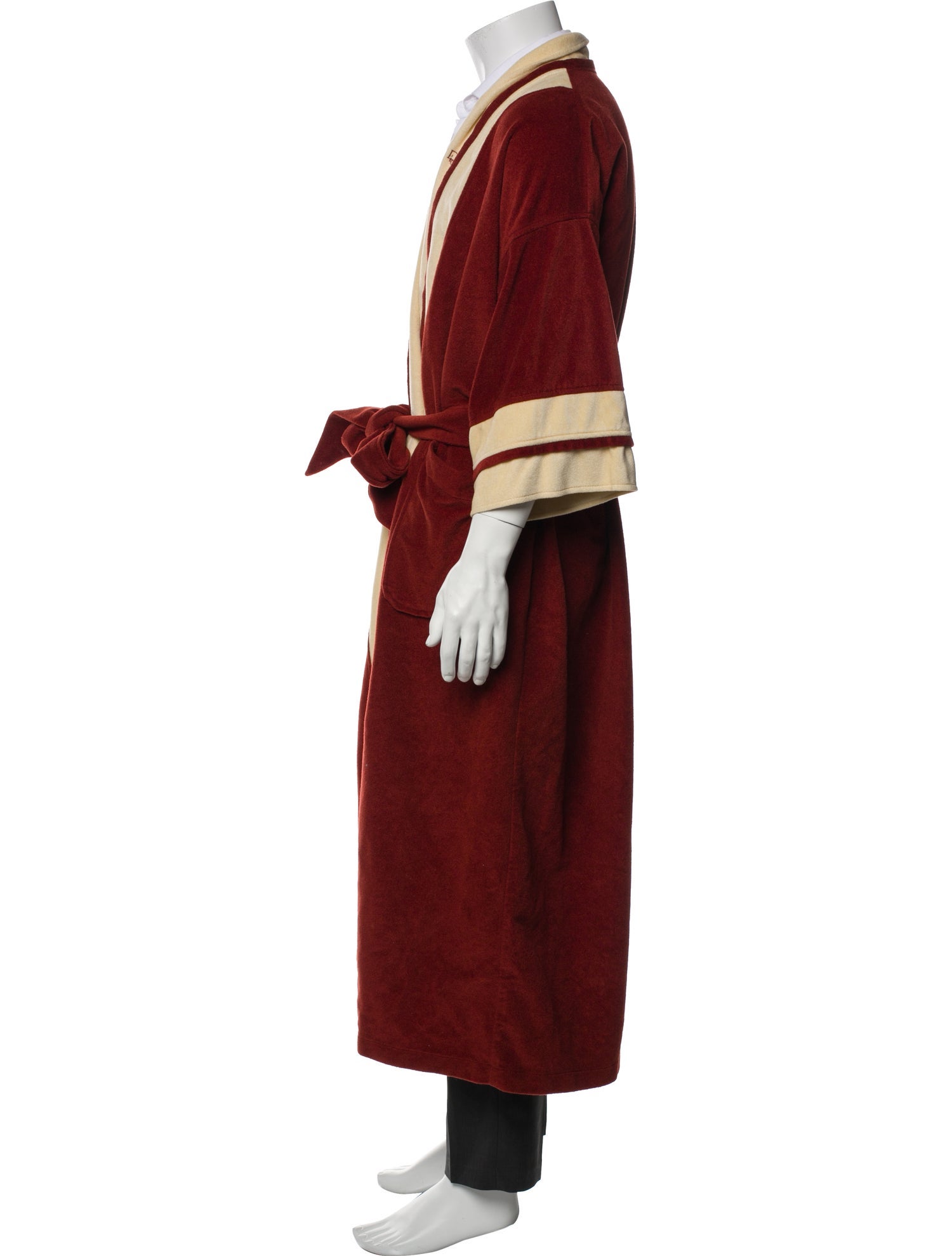 Christian Dior Robe De Chambre Colorblock Pattern Robe