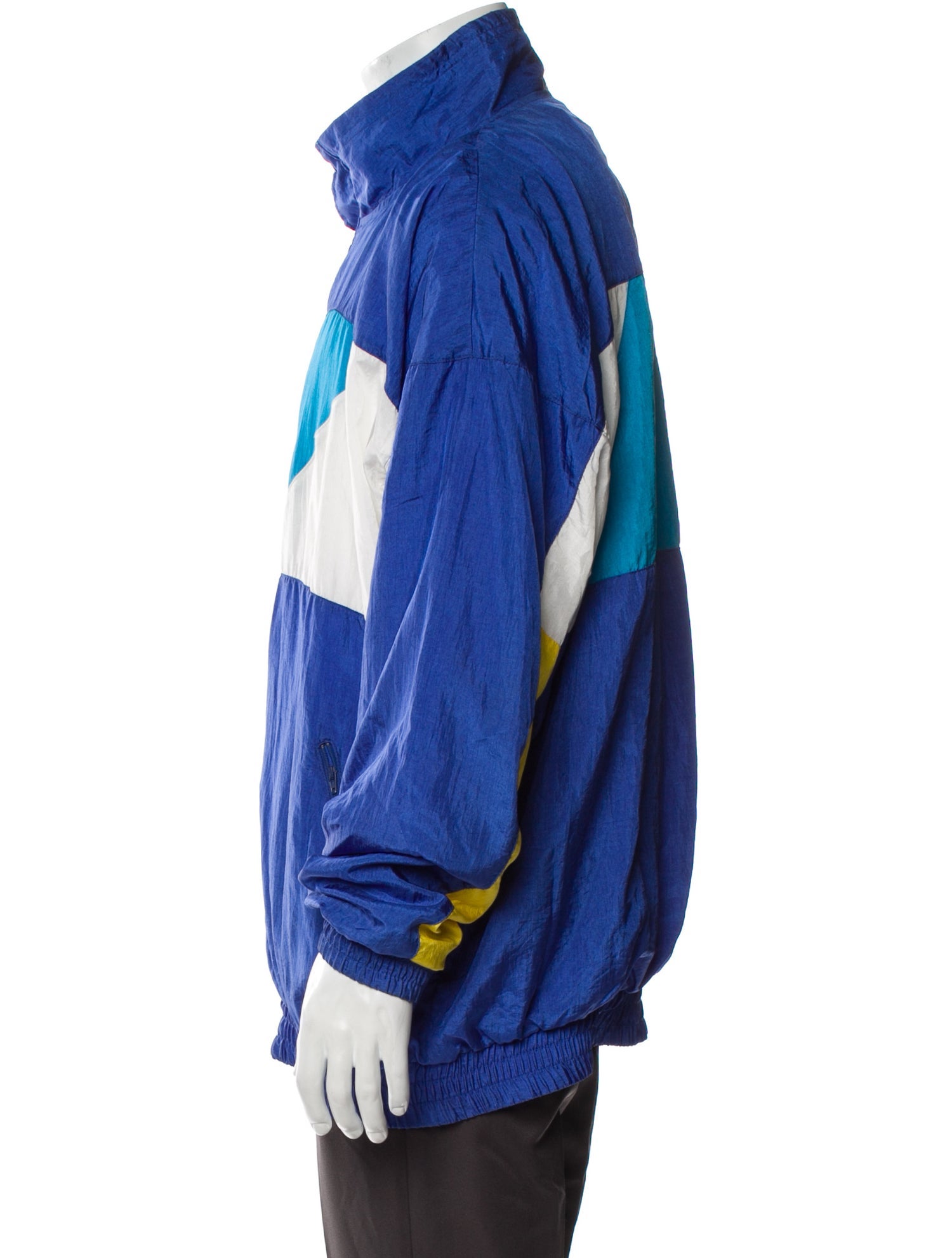 Christian Dior Monsieur Vintage Colorblock Pattern Windbreaker