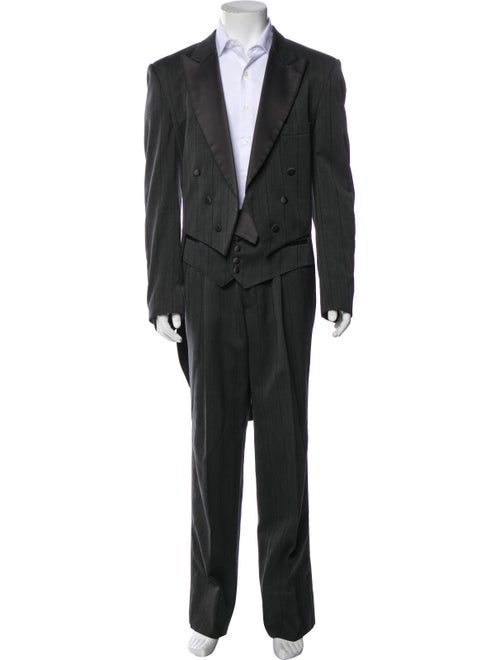 Christian Dior Monsieur Striped Three-Piece Suit