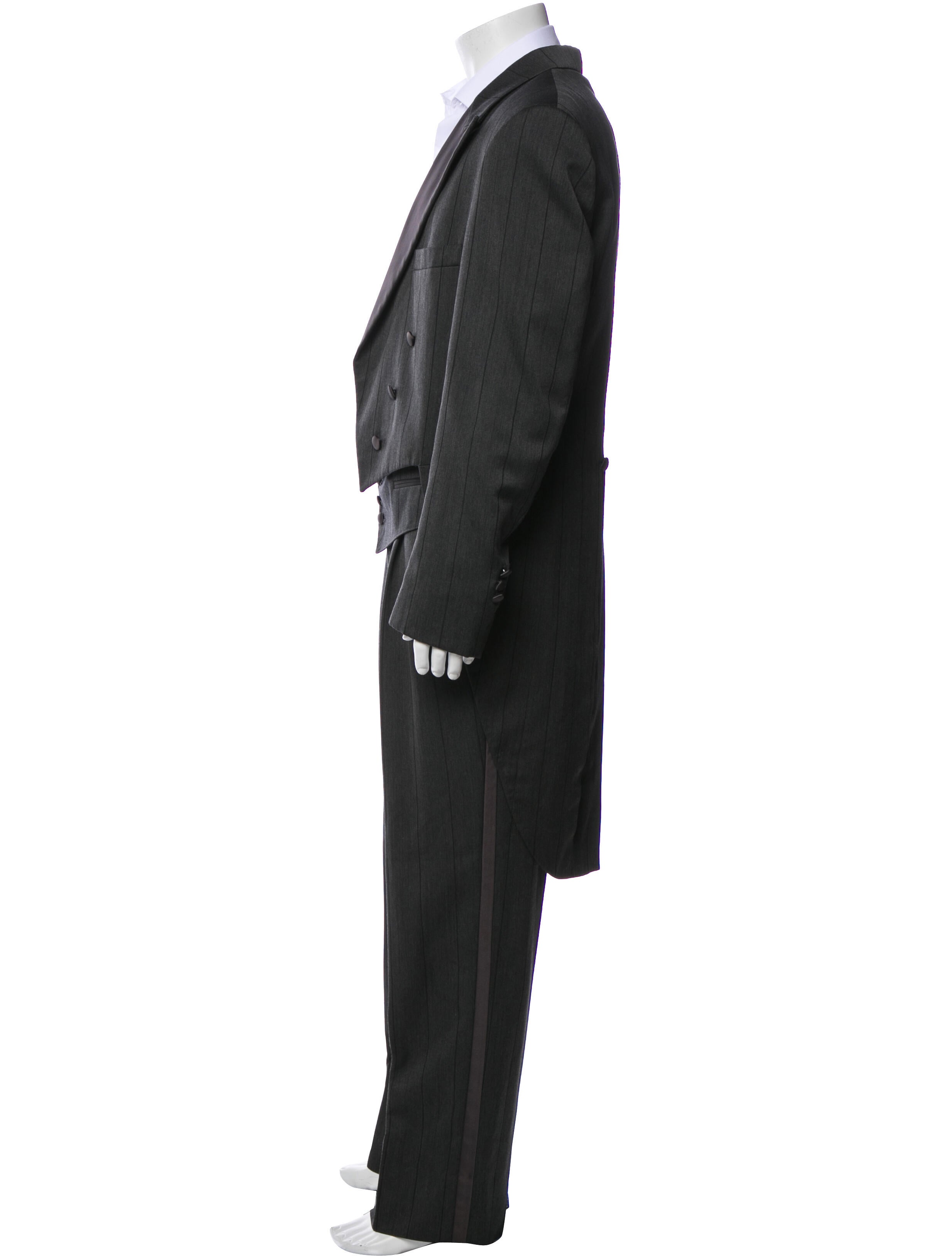 Christian Dior Monsieur Striped Three-Piece Suit