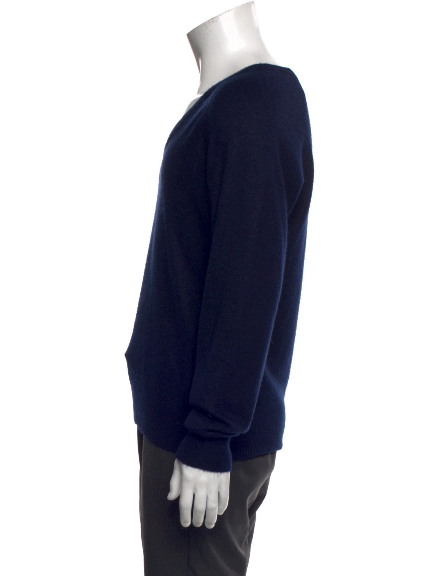 Christian Dior Monsieur V-Neck Long Sleeve Pullover