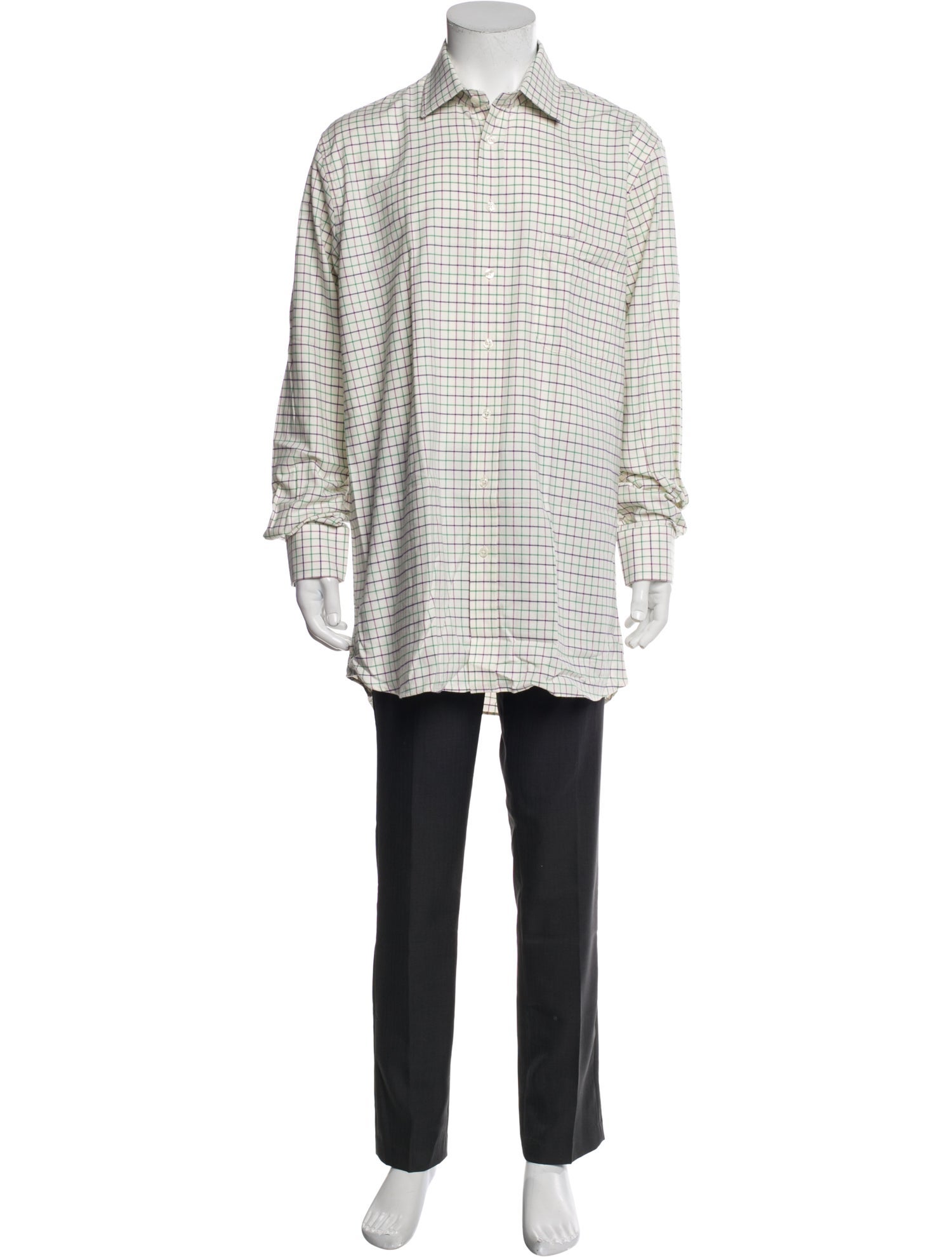 Cordings Plaid Print Long Sleeve Shirt