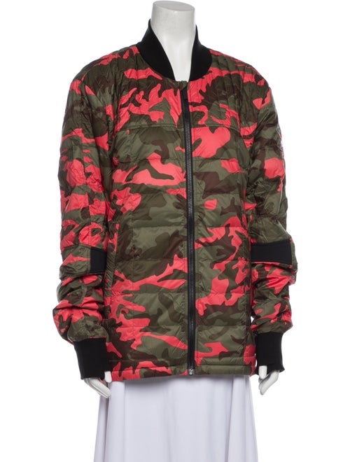 Canada Goose Camouflage Print Bomber Jacket