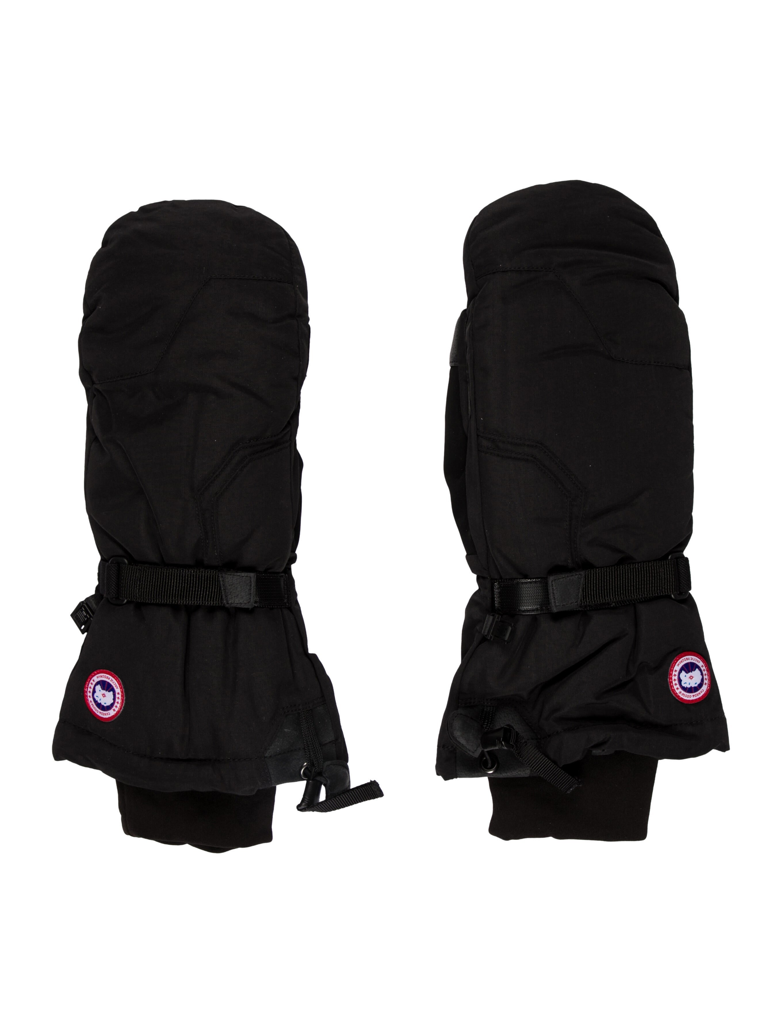Canada Goose Down Mittens Black Gloves & Mittens, Accessories