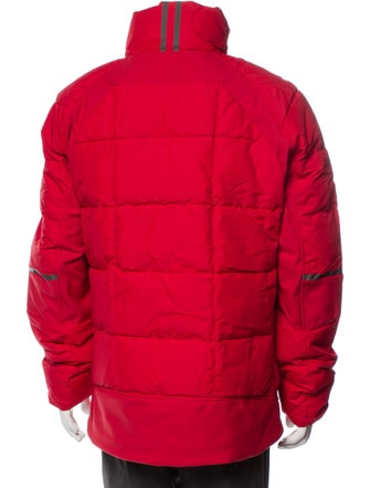 Canada Goose Colorblock Pattern Puffer Coat