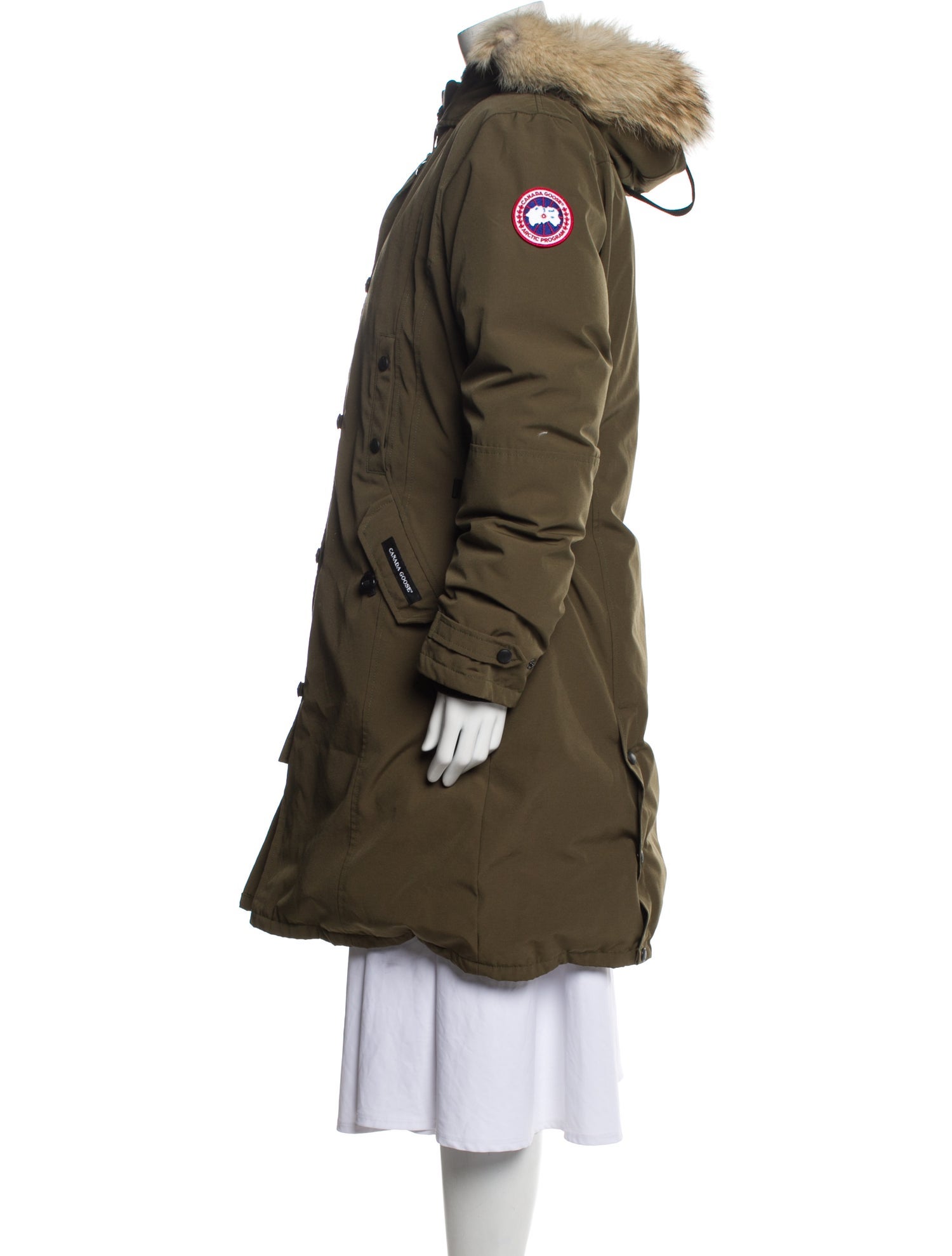 Canada Goose Down Coat - Green Coats, Clothing - CDO42485 | The RealReal