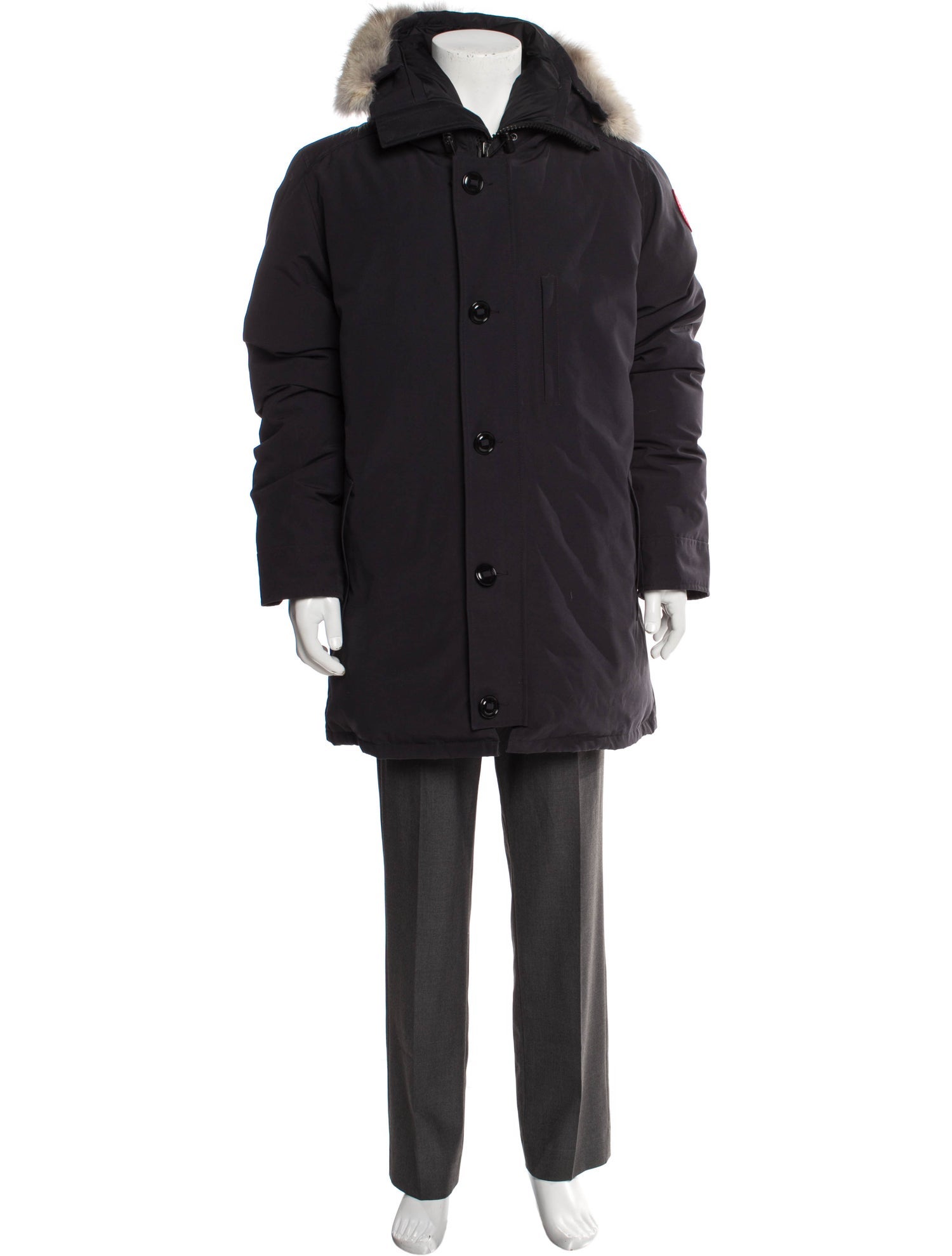 Canada Goose FurTrimmed Parka Blue Outerwear, Clothing CDO42575