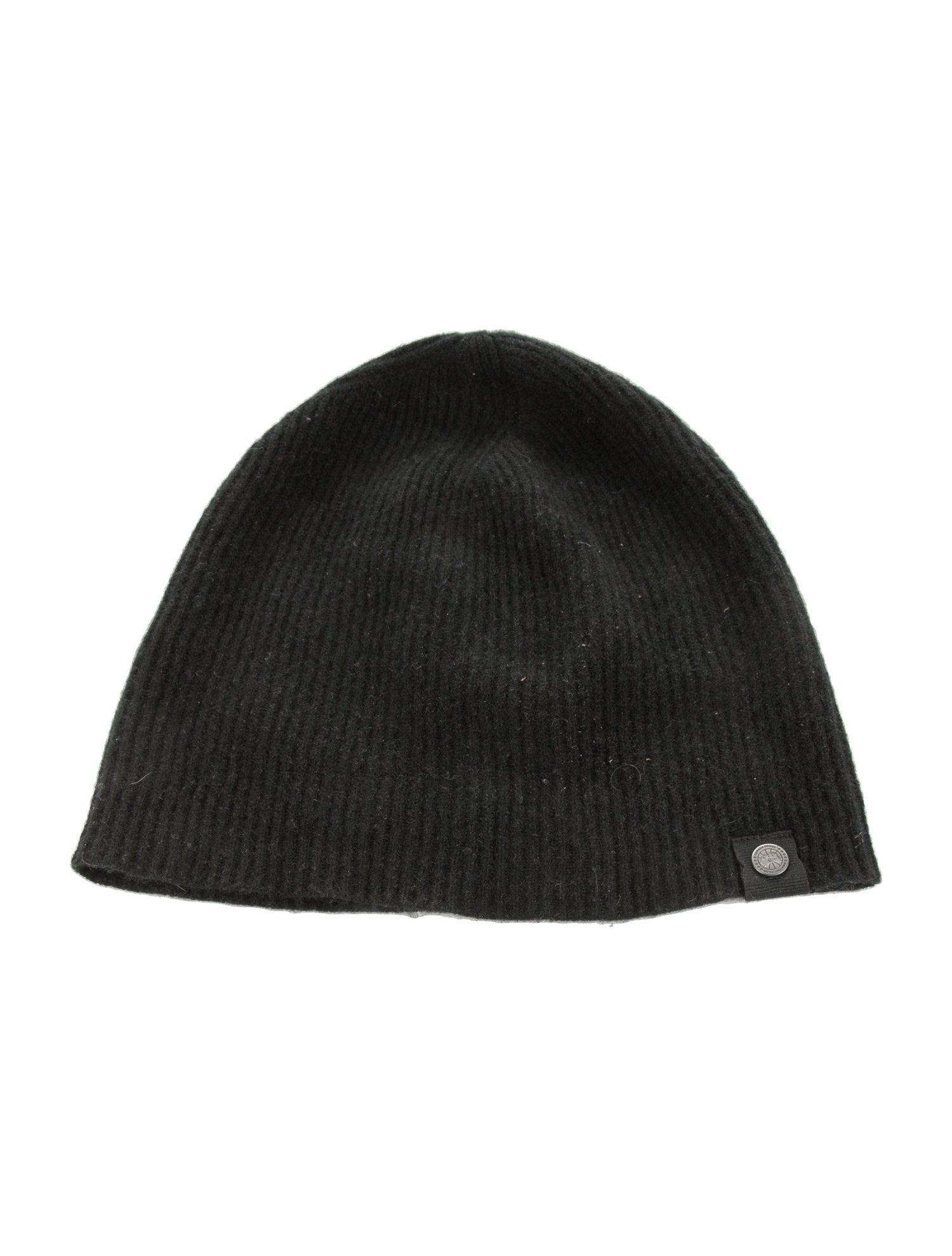 Canada Goose Knit Cashmere Beanie - Black Hats, Accessories - CDO47096
