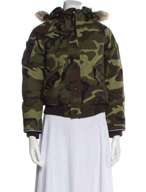 Canada Goose Camouflage Print Down Jacket
