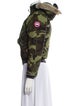 Canada Goose Camouflage Print Down Jacket