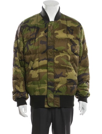 Canada Goose Camouflage Print Bomber Jacket