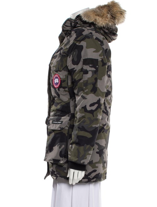 Canada Goose Camouflage Print Down Coat