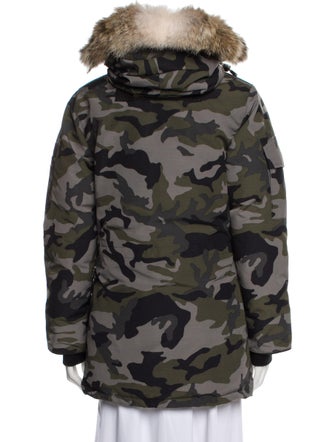Canada Goose Camouflage Print Down Coat