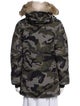 Canada Goose Camouflage Print Down Coat