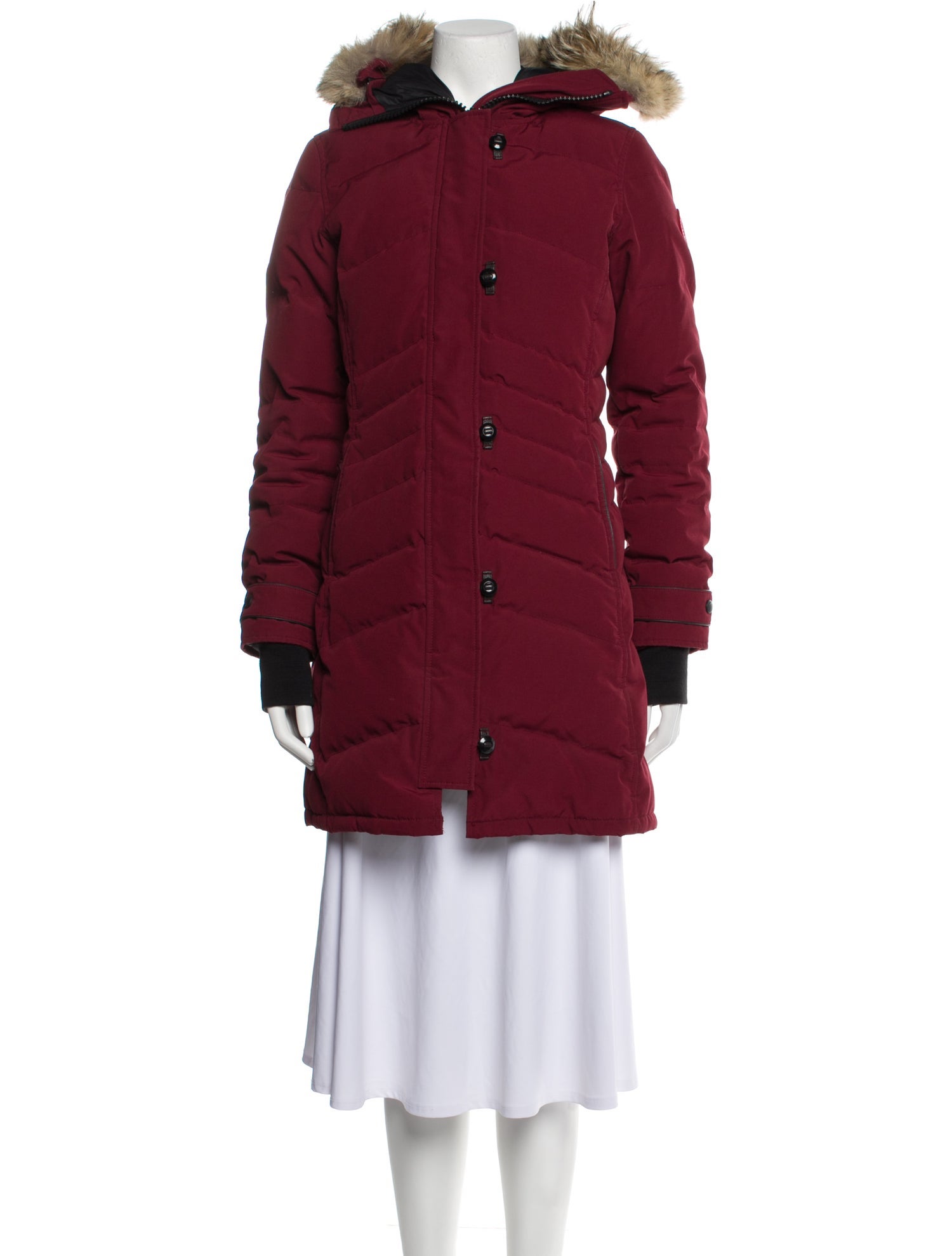 Canada Goose Down Coat Red Coats, Clothing CDO51271 The RealReal