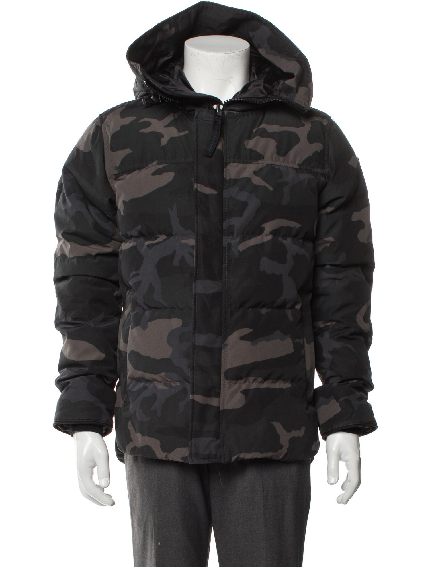 Canada Goose Camouflage Print Puffer Coat