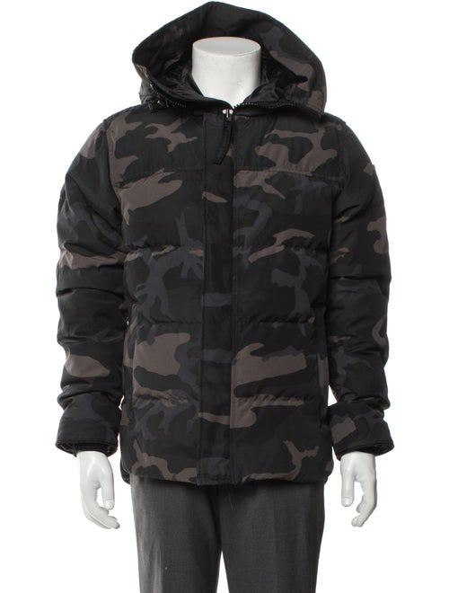 Canada Goose Camouflage Print Puffer Coat