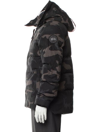 Canada Goose Camouflage Print Puffer Coat