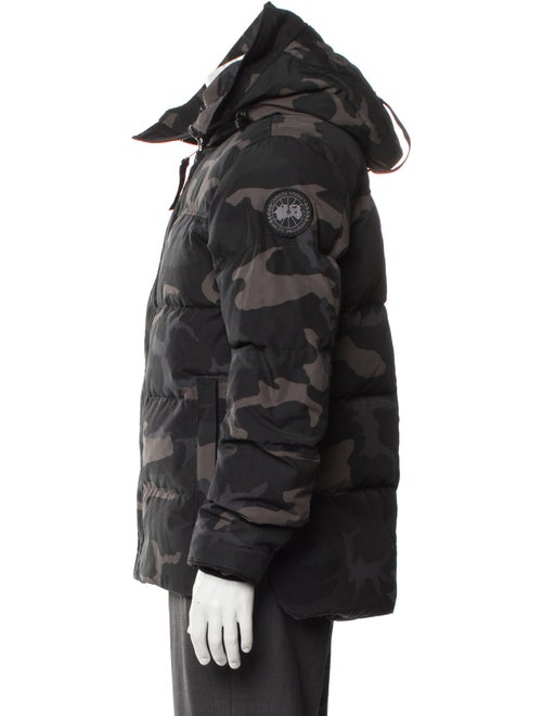 Canada Goose Camouflage Print Puffer Coat