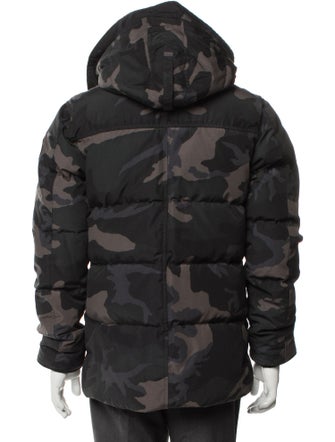 Canada Goose Camouflage Print Puffer Coat