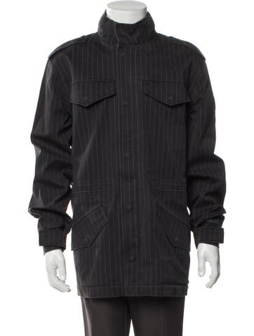 Canada Goose Outerwear Striped Puffer Coat L