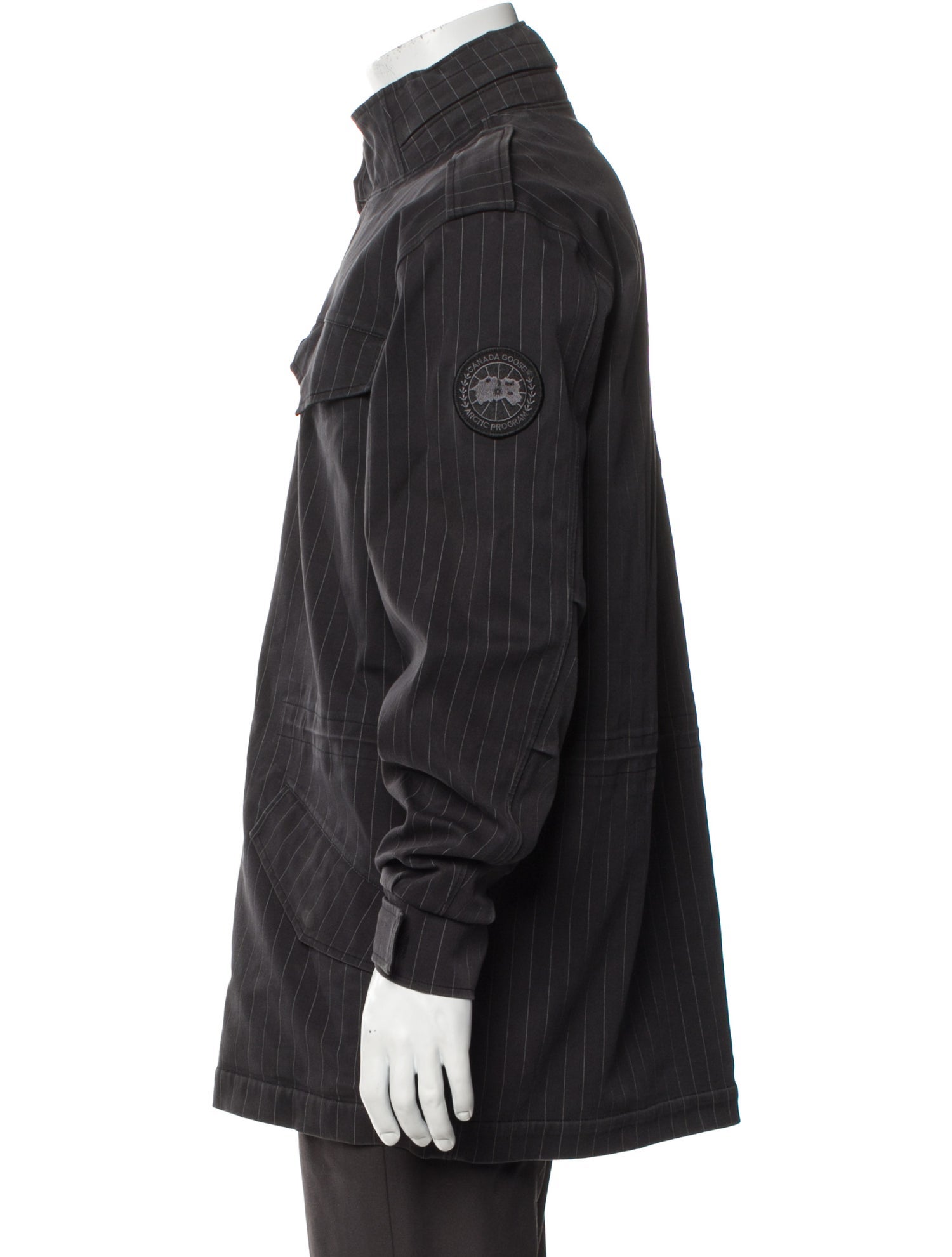 Canada Goose Striped Puffer Coat