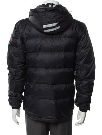 Canada Goose Colorblock Pattern Puffer Coat