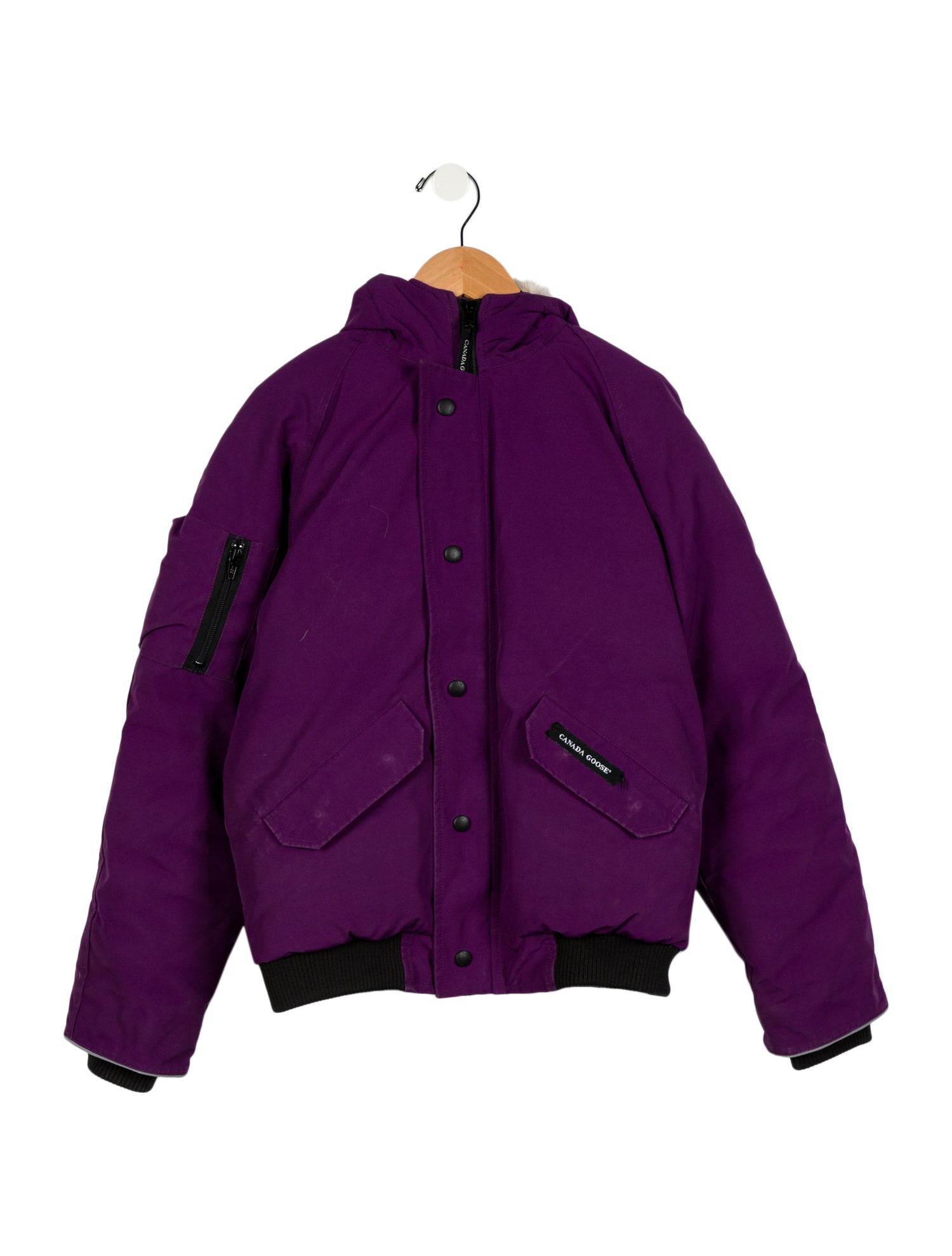 Canada Goose Girls' Solid Down Coat