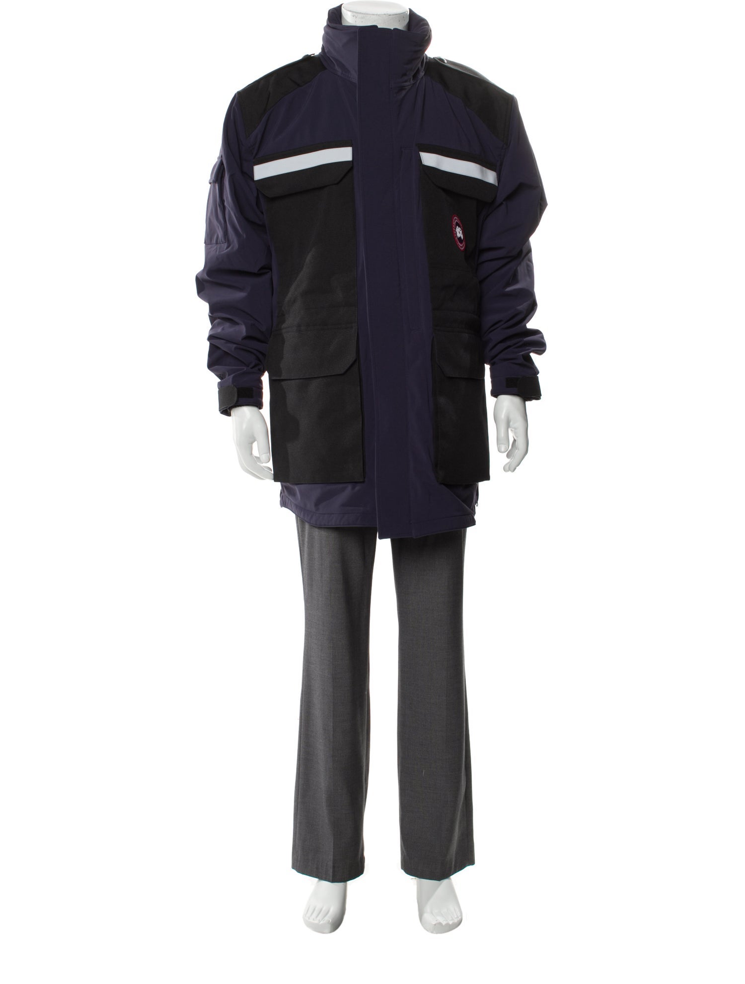 Canada Goose Colorblock Pattern Parka