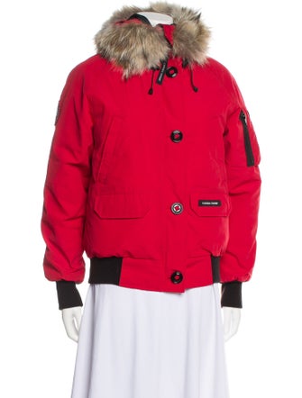 Canada Goose Colorblock Pattern Down Coat