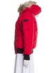 Canada Goose Colorblock Pattern Down Coat