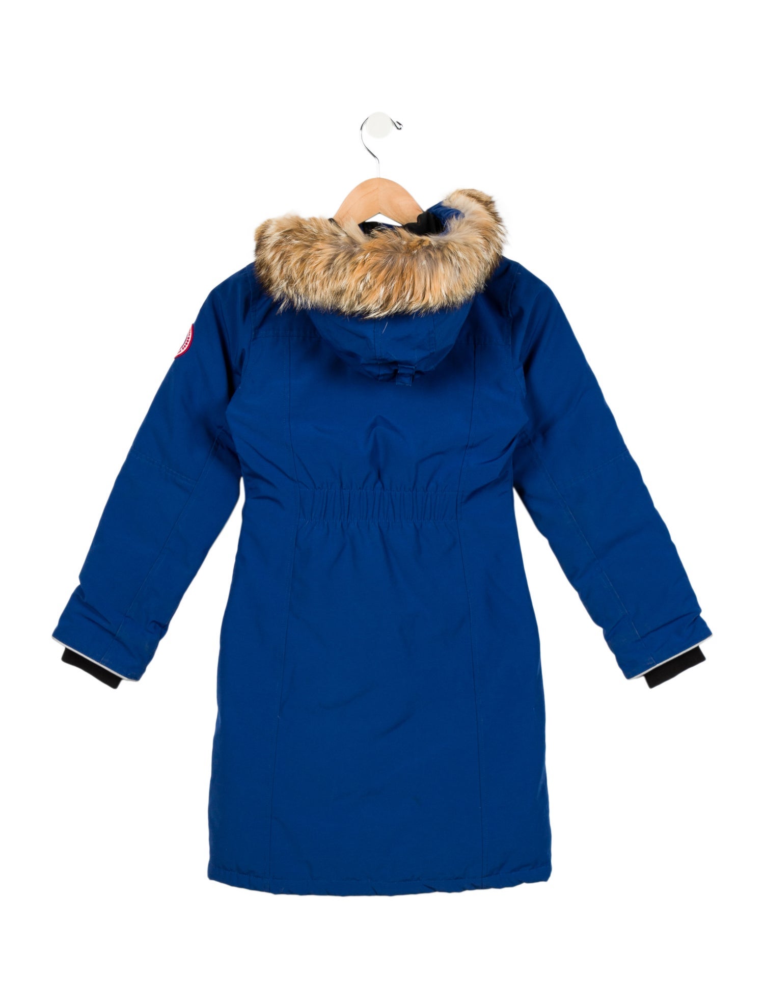 Canada Goose Girls' Solid Down Long Coat