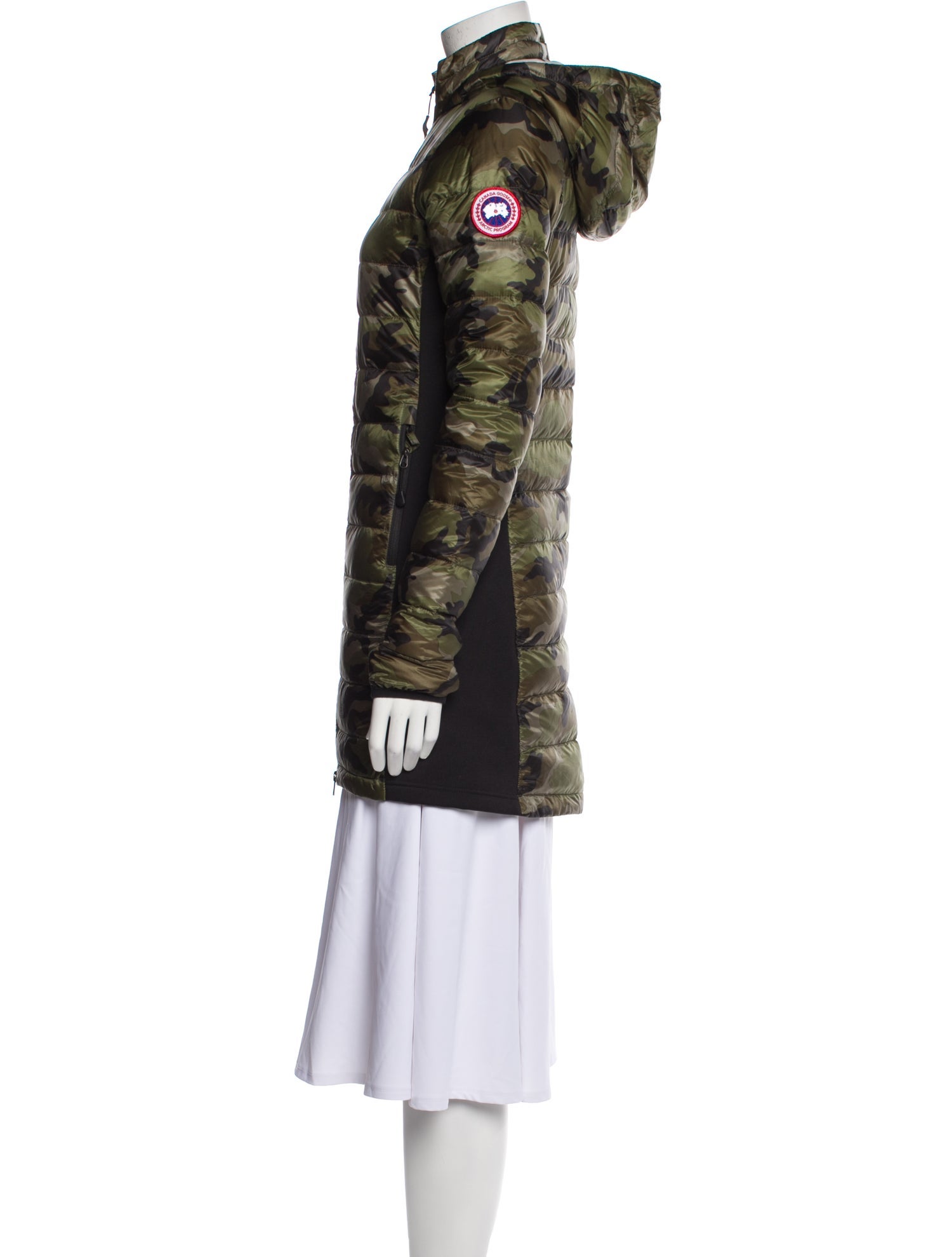 Canada Goose Camouflage Print Down Coat