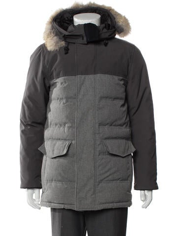 Canada Goose Outerwear Colorblock Pattern Puffer Coat S