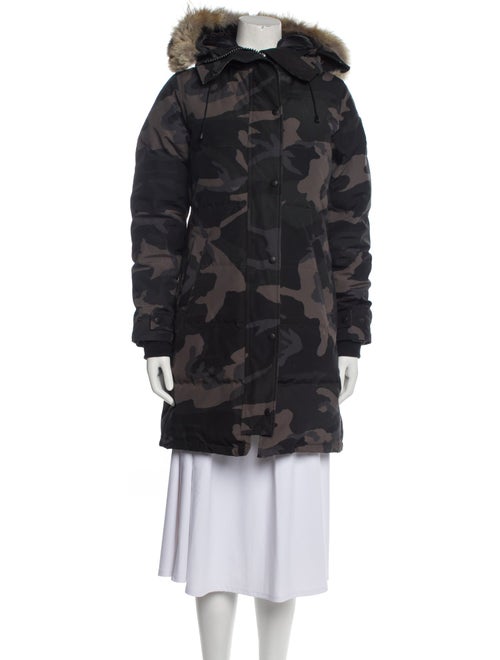 Canada Goose Camouflage Print Down Coat