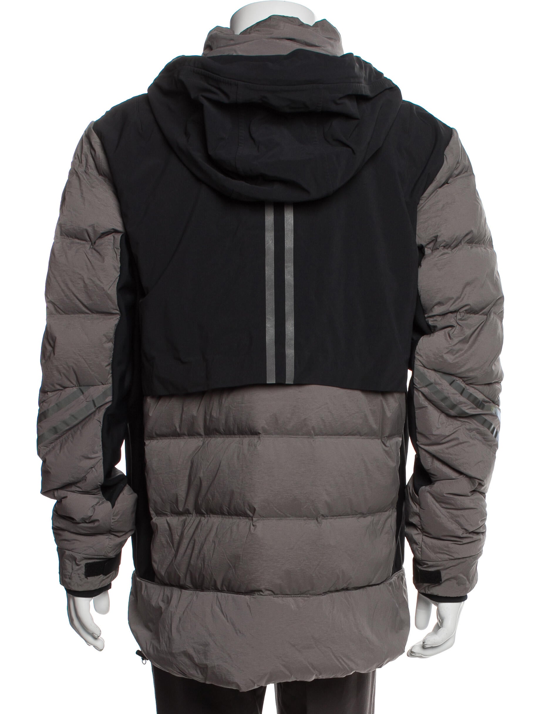 Canada Goose Colorblock Pattern Puffer Coat