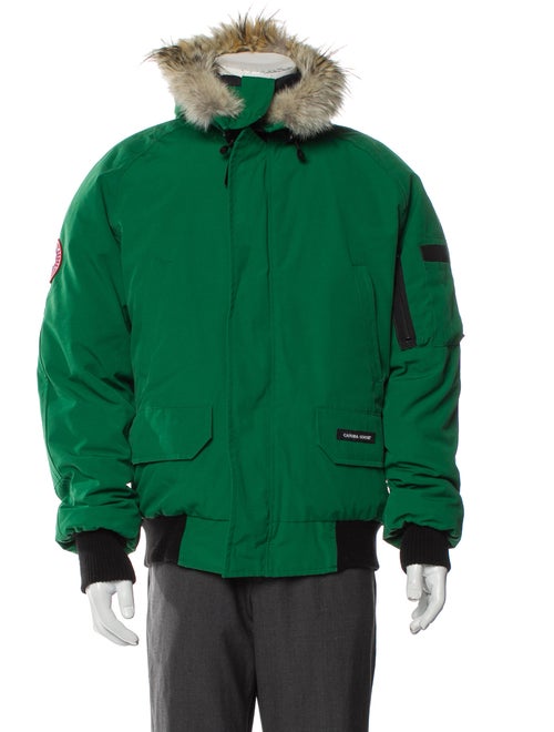 Canada Goose Colorblock Pattern Puffer Coat