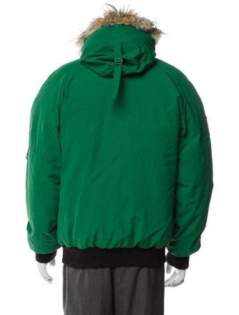 Canada Goose Colorblock Pattern Puffer Coat