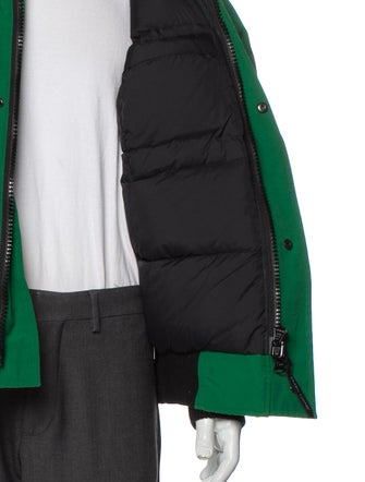 Canada Goose Colorblock Pattern Puffer Coat