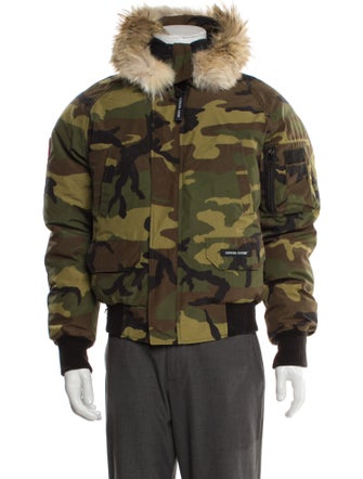 Canada Goose Camouflage Print Puffer Coat