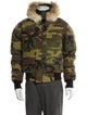 Canada Goose Camouflage Print Puffer Coat