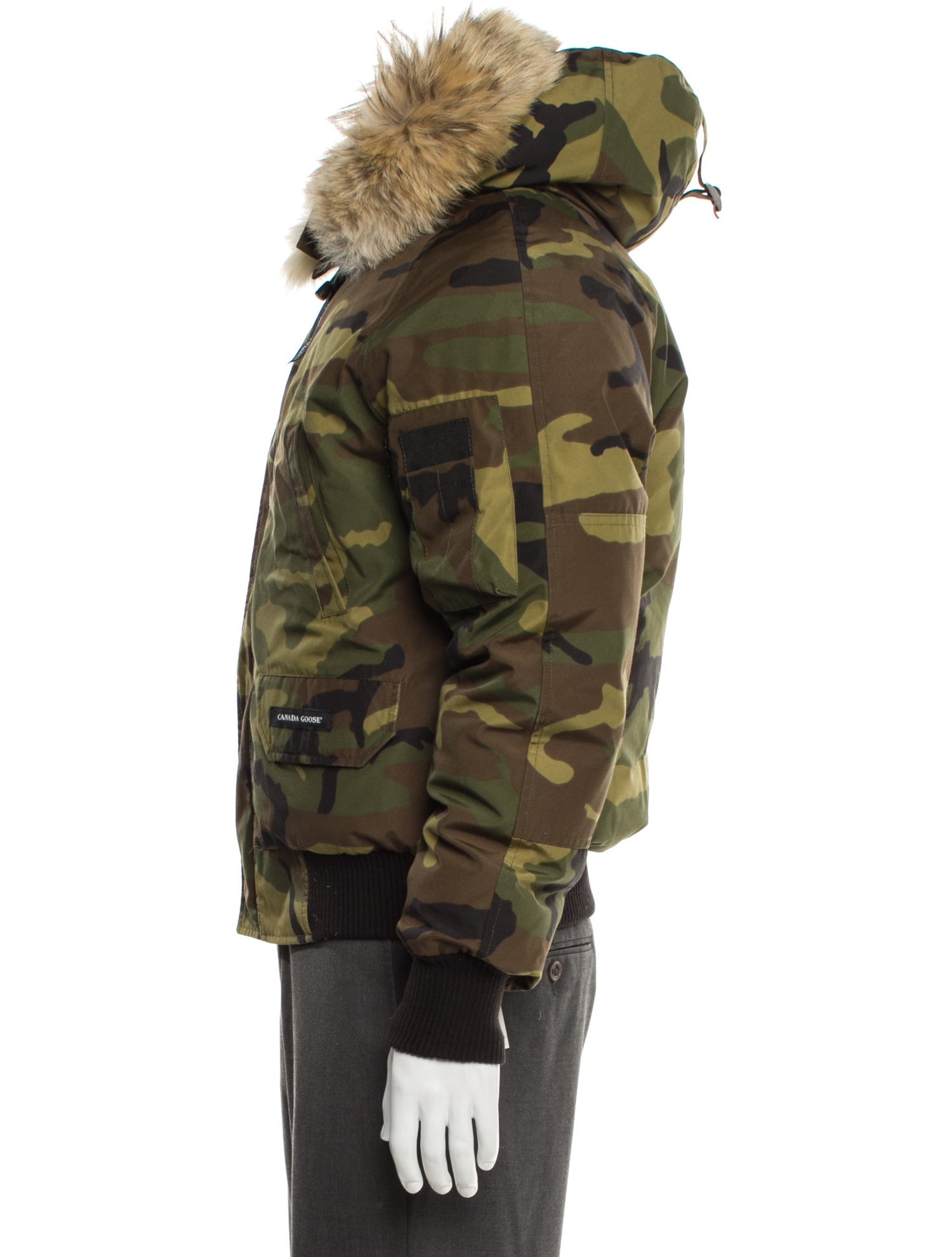 Canada Goose Camouflage Print Puffer Coat